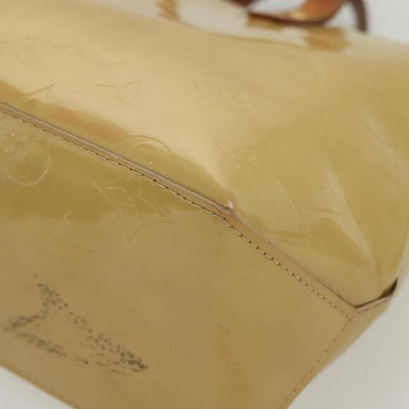 LOUIS VUITTON Monogram Vernis Reade PM Hand Bag Beige M91334 - Picture 16 of 16